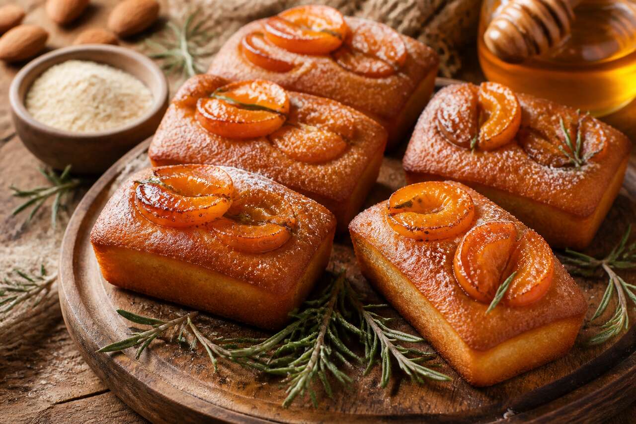 Financiers Abricot Romarin : recette Gourmande