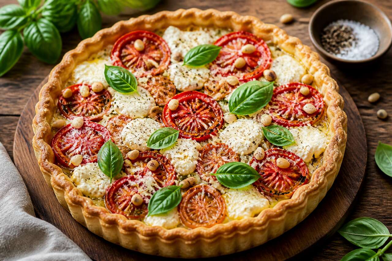 Recette de tarte tomate ricotta savoureuse