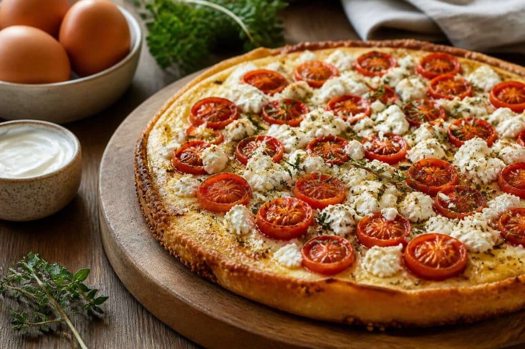 Tarte à la tomate cerise : recette facile et savoureuse