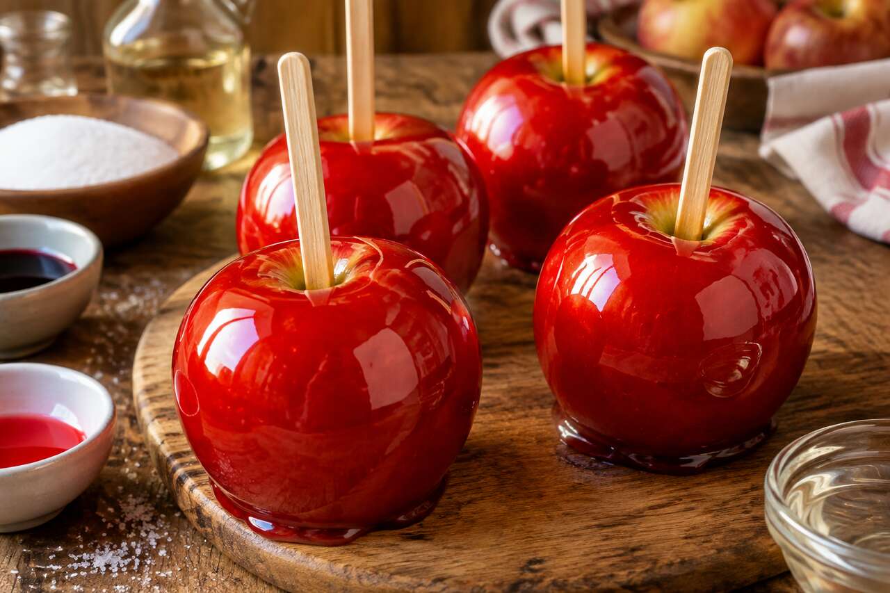 Pommes d'amour : recette gourmandise irrésistible
