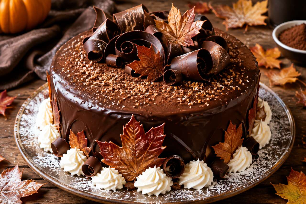 Recette de gâteau « Feuille d'automne »