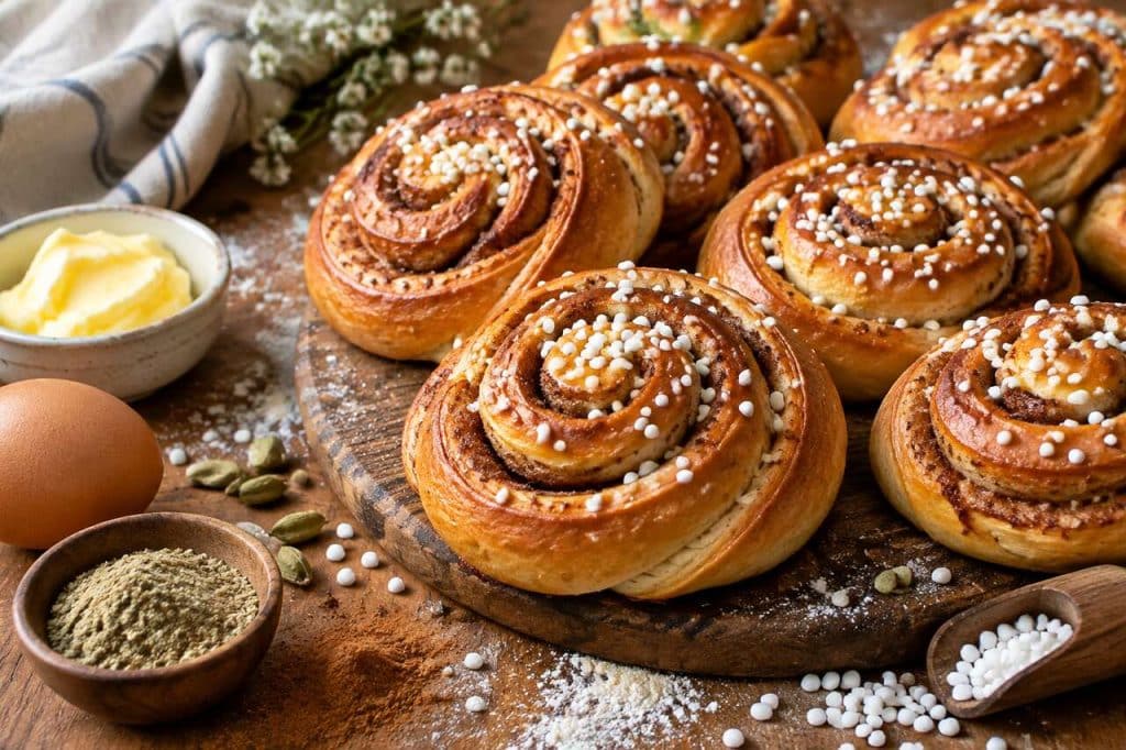 Recette des kanelbullar, les brioches suédoises à la cannelle