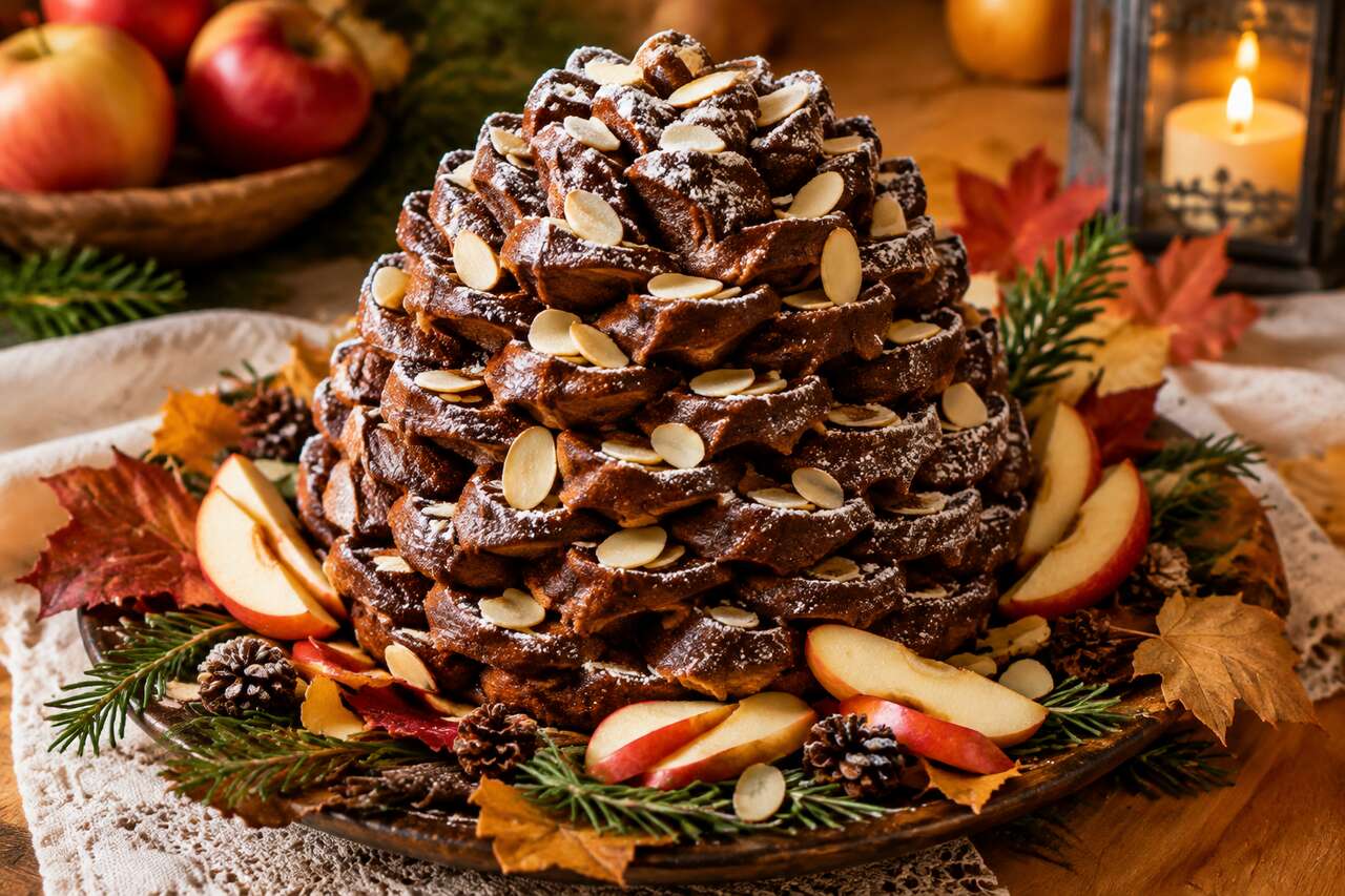 Recette de gâteau pomme de pin : délice d'automne