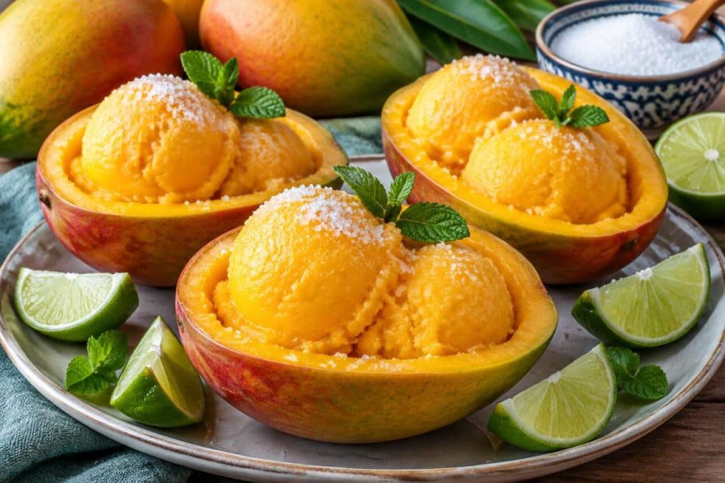 Sorbet maison à la mangue : recette facile !