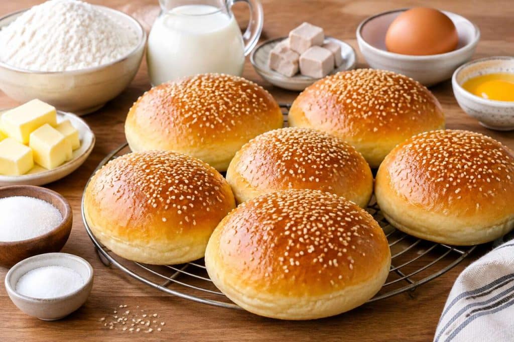 Recette de buns burger maison moelleux