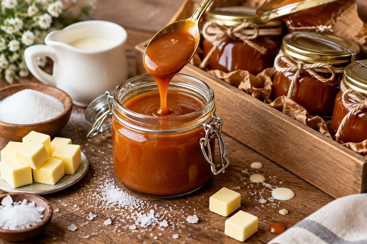 Recette de caramel au beurre salé maison