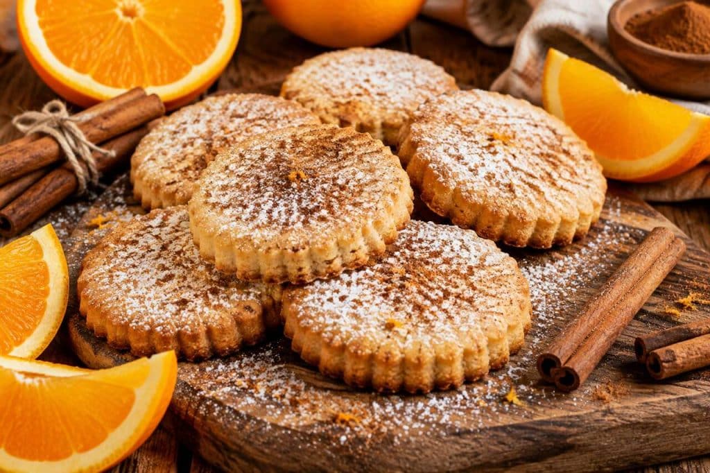 Recette de sablés à l'orange et à la cannelle