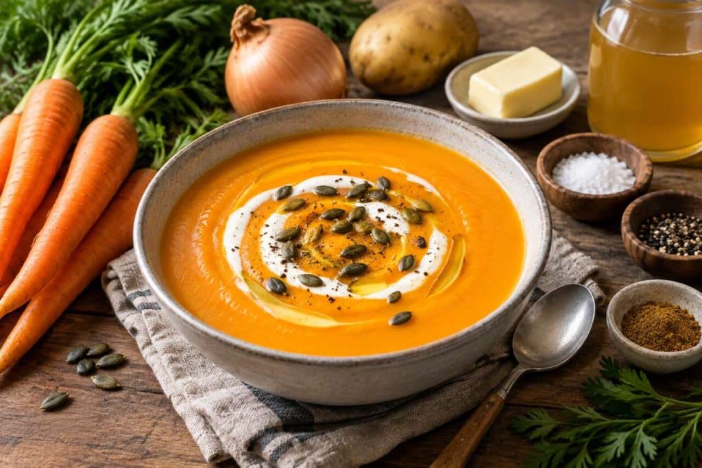 Recette de soupe maison : comment préparer une soupe de carottes savoureuse ?