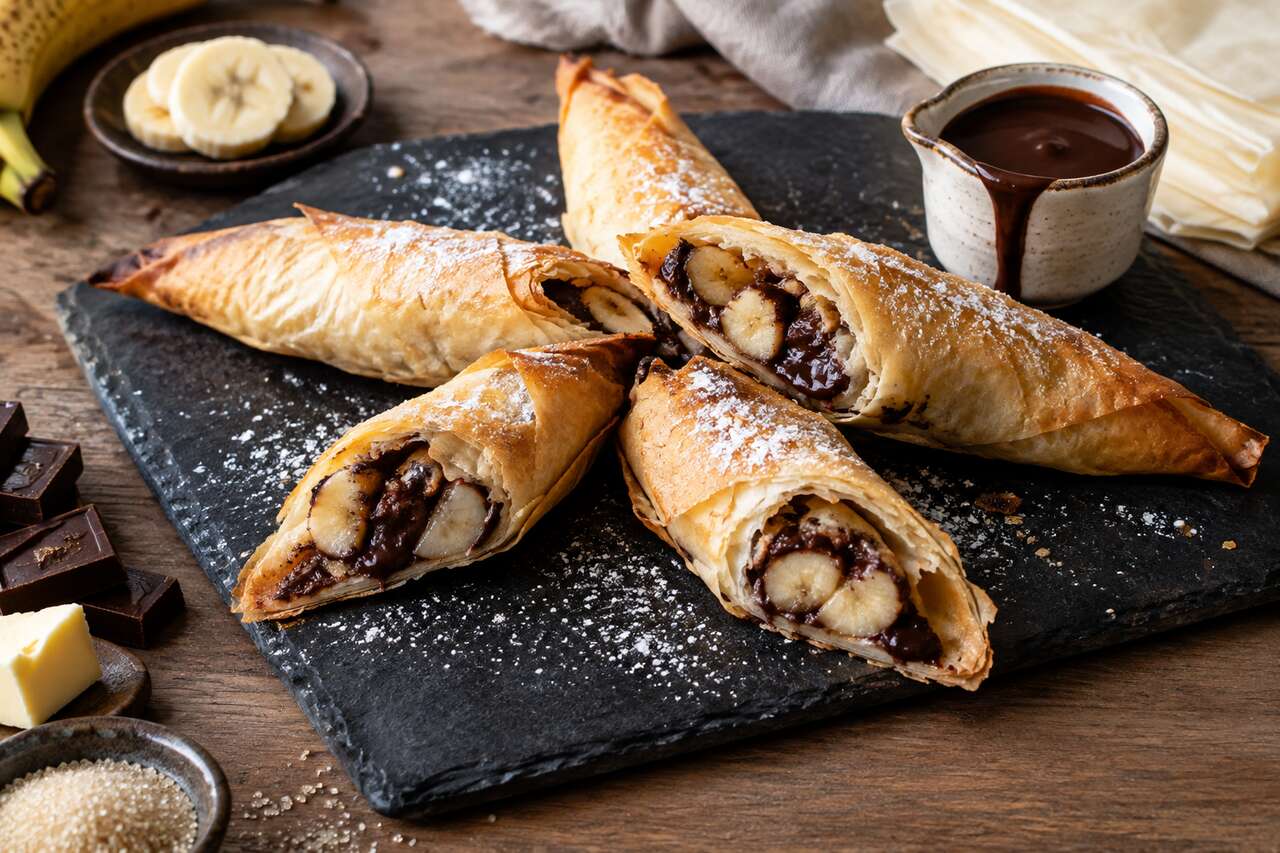 Recette de fingers banane chocolat croustillants et gourmands