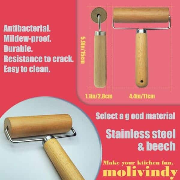 Découvrez notre test du rouleau à pâtisserie en bois molivindy. Un outil polyvalent pour étaler votre pâte parfaitement. Avis, caractéristiques et conseils d'utilisation. 