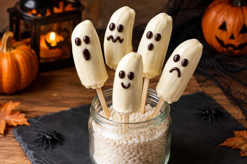 Petits fantômes d'Halloween : recette facile et amusante