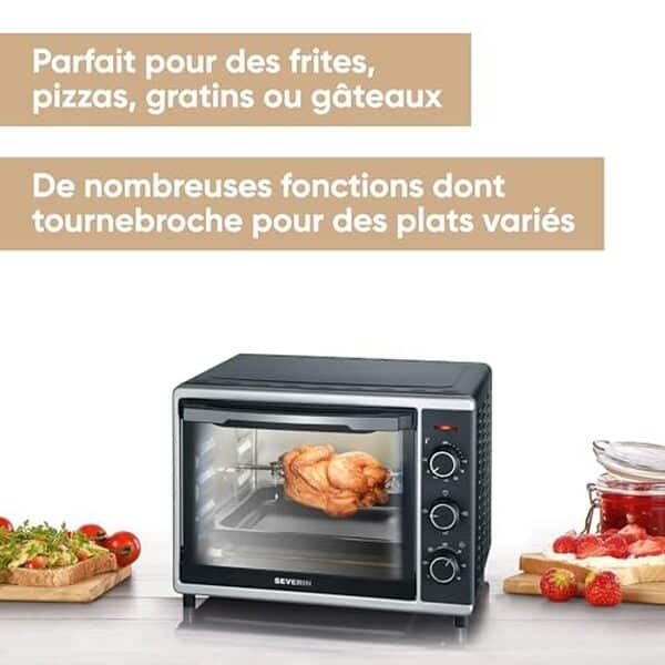 Découvrez notre test complet du mini-four Severin TO 2056. Performances, design compact et fonctionnalités : tous les détails pour bien choisir votre appareil. 